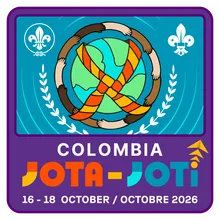 Insignia JOTA-JOTI 2026 Colombia